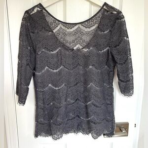 Lace Shirt Like New, size L